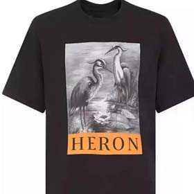 HERON Bird logo print T-shirt（3 CP)-1653  